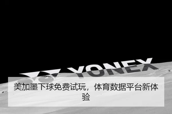 美加墨下球免费试玩，体育数据平台新体验
